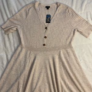 Torrid Cream Sweater Dress